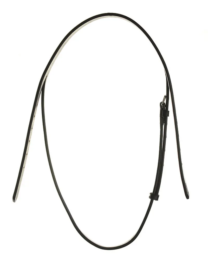 English Leather Head Piece Pony Black